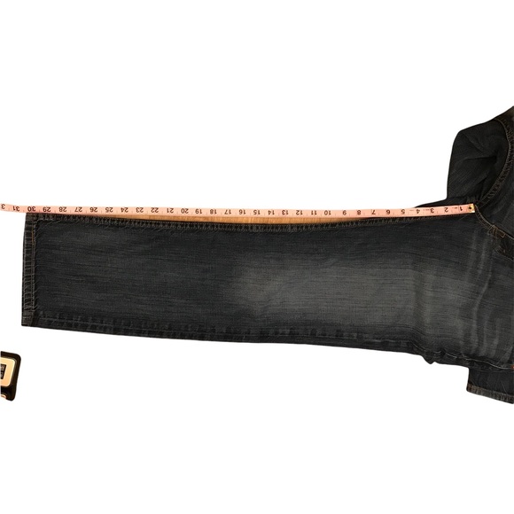 Levis 514 Mens 34x32 Jeans Straight Fit Medium Wash Whiskered Faded by Design. - Picture 11 of 13